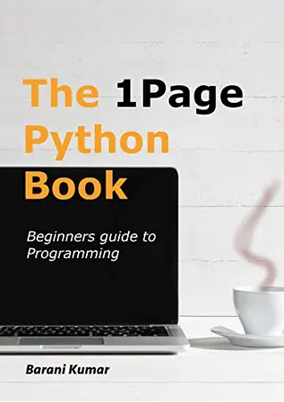 1 Page Python Book